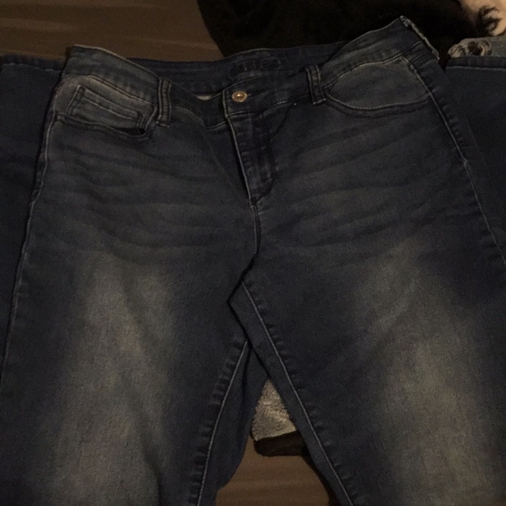 Dark blue Decree skinny jeans